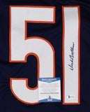 Dick Butkus Signed Chicago Bears Jersey (Beckett COA) 8xPro Bowl 1965-1972 L.B.