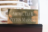 Archie, Eli, & Peyton Manning Autographed NFL Helmet (with Case)