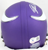 Jared Allen Autographed Minnesota Vikings Mini Helmet-Beckett W Hologram *Silver