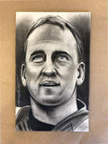 Autographed Peyton Manning Colts Art