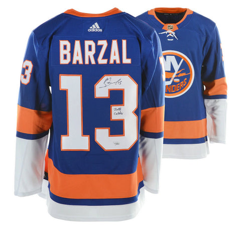 Mathew Barzal Signed Authentic Islanders Jersey INS 2018 Calder Auto Fanatics