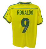 Ronaldo Signed Brazil National Team Jersey (Beckett) 2xFIFA World Cup Champion