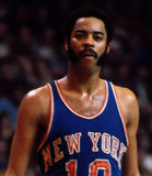 Walt Frazier Signed New York Knicks Jersey (JSA COA) 2xNBA Champion (1970,1973)
