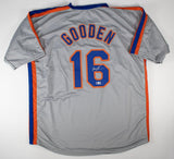Dwight Doc Gooden Signed New York Mets Jersey (Beckett) 1986 World Champ Pitcher