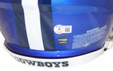 Emmitt Smith Salute Dallas Cowboys Authentic Flash Helmet Beckett 39655