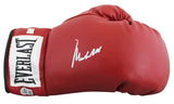 Muhammad Ali Authentic Signed Red Everlast Boxing Glove BAS LOA #AE13530