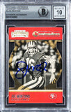 49ers Joe Montana Signed 2015 Panini Contenders LC #2 Card Auto 10! BAS Slabbed