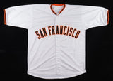 Evan Longoria Signed San Francisco Giants Photo Jersey (JSA COA) 3xAll-Star 3B