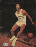 Oscar Robertson Autographed 8x11 Magazine Page Photo Bucks Beckett QR #BP55256