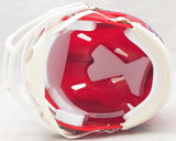 JIM KELLY AUTOGRAPHED BILLS RED 87-01 THROWBACK SPEED MINI HELMET BECKETT 223735