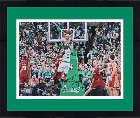 FRMD Kevin Garnett Celtics Signed 16x20 2008 Game Winner Vs. Cavaliers Photo