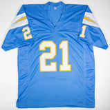 LaDainian Tomlinson Signed San Diego Chargers Jersey (Beckett COA) 5xPro Bowl RB