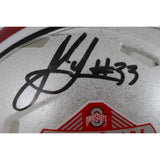 Jack Sawyer Autographed Ohio State 24 National Champs Mini Helmet Beckett 50045