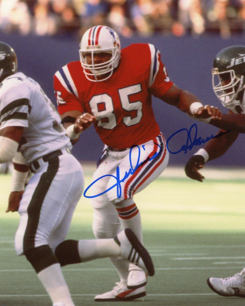 Julius Adams New England Patriots Signed 8x10 Photo vs Jets