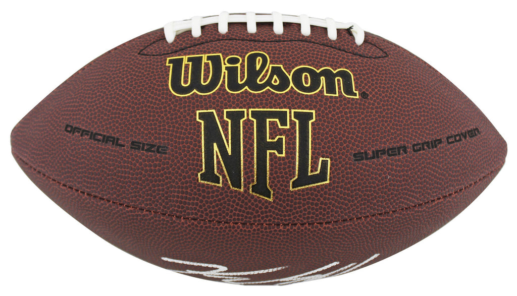 Ravens Kyle Hamilton Authentic Signed Wilson Super Grip Football BAS W ...