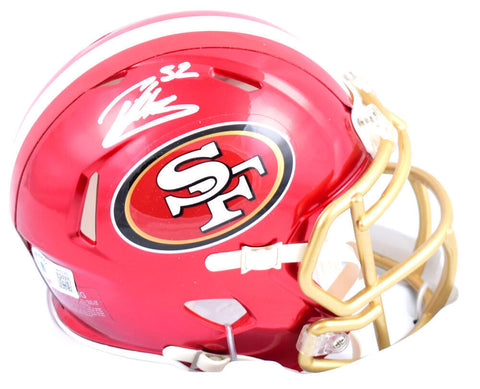 Patrick Willis Autographed 49ers Flash Mini Helmet-Beckett W Hologram *White