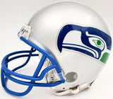 WARREN MOON AUTOGRAPHED SEATTLE SEAHAWKS MINI HELMET "HOF 06" MCS HOLO 112496