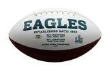 Jason Kelce Signed/Auto White Philadelphia Eagles Logo Football PSA/DNA 190374