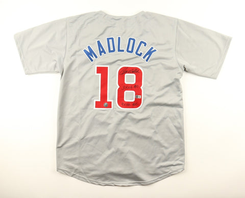 Bill Madlock Signed Chicago Cubs Jersey Inscribed 3xNL BC. & 4xNL B.C. (Beckett)