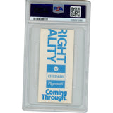 Lyle Alzado Denver Broncos 09/19/1971 NFL Debut Ticket Stub Slabbed PSA 51547