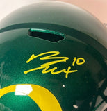 Bo Nix Autographed Oregon Ducks Replica Helmet BAS COA