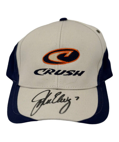 John Elway Autographed/Signed Colorado Crush Hat Beckett 42169