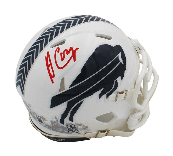Amari Cooper Signed Buffalo Bills Speed Salute to Service 3 NFL Mini Helmet