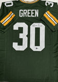 AHMAN GREEN Signed Replica Green Jersey - Green Bay Packers - BAS
