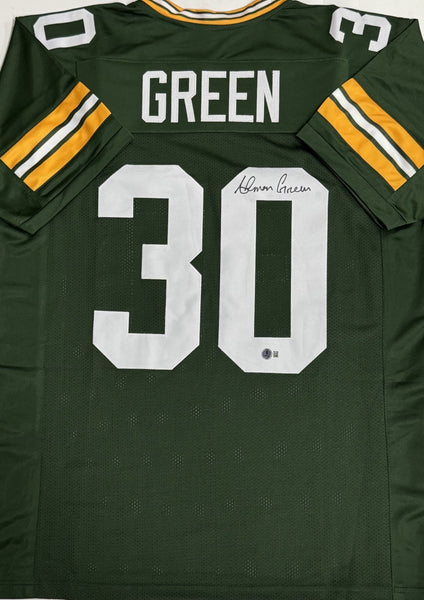 AHMAN GREEN Signed Replica Green Jersey - Green Bay Packers - BAS
