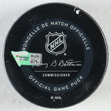Leon Draisaitl Signed Edmonton Oilers Logo Puck Inscibd 2020 Art Ross (Fanatics)