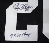 Steelers Rocky Bleier Autographed Signed Black Jersey "4X SB Champ" PSA #S76296