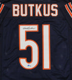 Bears Hall of Famer DICK BUTKUS Signed Custom Replica Chicago Jersey AUTO - BAS