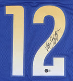 Van Jefferson Signed Los Angeles Rams Blue Home Jersey (Beckett) Wide Receiver