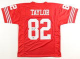 John Taylor Signed San Francisco 49ers Jersey (Beckett) 3xSuper Bowl Champion WR