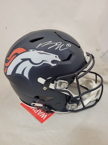 BO NIX SIGNED DENVER BRONCOS SPEEDFLEX AUTHENTIC HELMET BECKETT QR