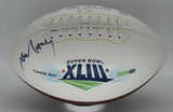 Dan Rooney HOF Signed XLIII Super Bowl Logo Football Steelers JSA 212311