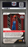 Thunder Shai Gilgeous-Alexander Signed 2018 Panini Prizm #184 RC Card PSA Slab