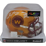 Chase Young Autographed Washington Commanders Mini Helmet ROY FAN 46708