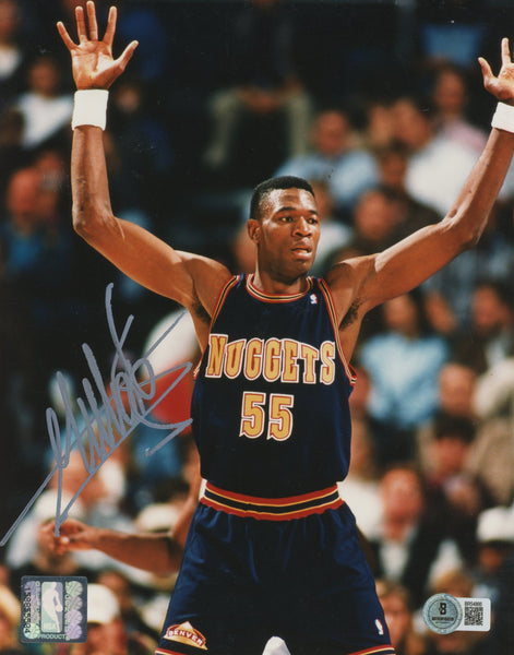 Nuggets Dikembe Mutombo Authentic Signed 8x10 Photo Autographed BAS #BR54866