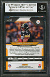 Steelers Chase Claypool Signed 2020 Panini Prizm #392 Rookie Card BAS Slabbed