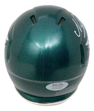 Nakobe Dean Signed Philadelphia Eagles Mini Speed Helmet PSA/DNA