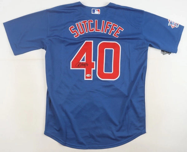 Rick Sutcliffe Signed Chicago Cubs Nike Authentic Jersey (JSA COA) 1984 Cy-Young