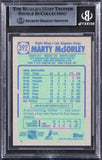 Kings Marty McSorley Authentic Signed 1990 Topps #392 Card BAS Slabbed
