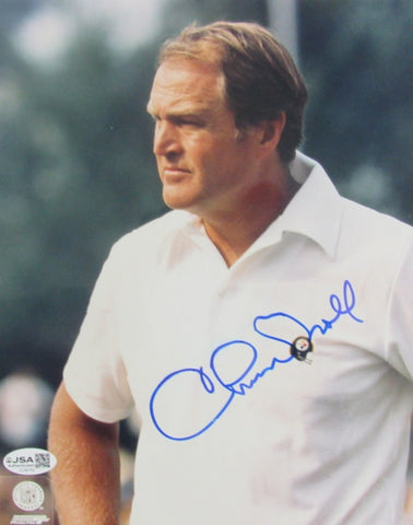 Chuck Noll HOF Signed/Autographed 8x10 Photo Pittsburgh Steelers JSA 208887