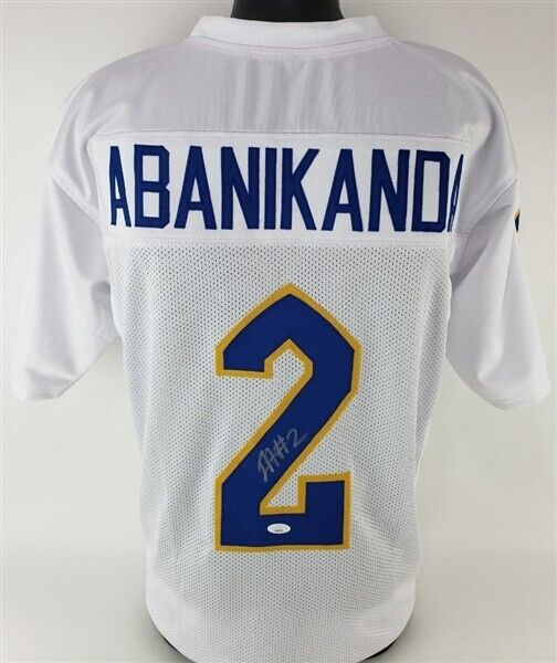 Israel Abanikanda Signed Pittsburgh Panthers Jersey (JSA COA) New York Jets R.B.