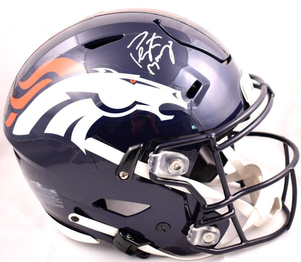 Peyton Manning Autographed Broncos Speed Flex F/S Authentic Helmet- Fa – Super Sports Center