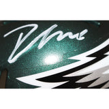 D'Andre Swift Signed Philadelphia Eagles Speed Mini Helmet Beckett 43053