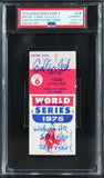 Carlton Fisk Signed 1975 World Series Game 6 Ticket Stub Auto 10! PSA/DNA Slab 1