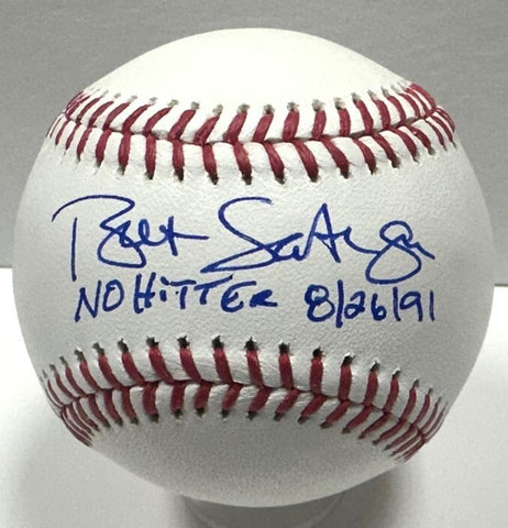 Royals BRET SABERHAGEN Signed Official MLB Baseball AUTO w/ No Hitter 8/26 - BAS