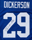 ERIC DICKERSON HOF 99 SIGNED PRO STYLE JERSEY w/ BECKETT WITNESSED COA #WH47799